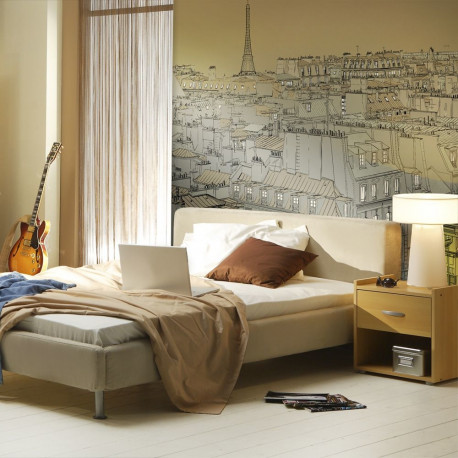 Fototapeet - Good night Paris! - 250x193