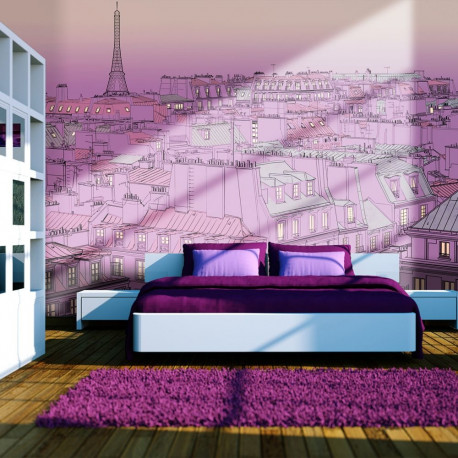 Fototapeet - Friday evening in Paris - 300x231