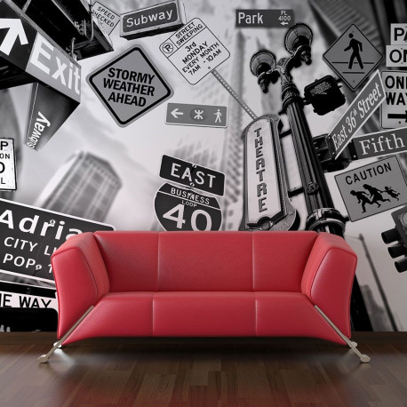 Fototapeet - All roads lead to Manhattan - 300x231