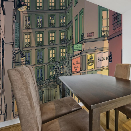 Fototapeet - Breakfast in Paris - 300x231