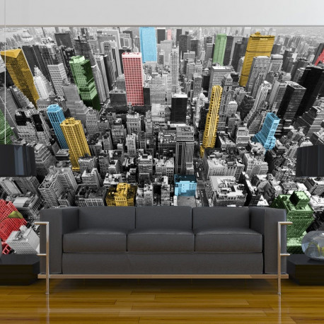 Fototapeet - NY kaleidoscope - 300x231