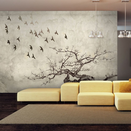 Fototapeet - Flock of birds - 250x193