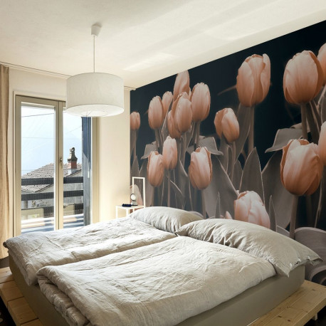 Fototapeet - Ladies among the flowers - 400x309