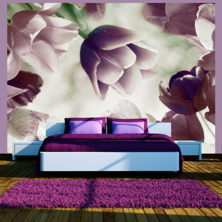 Fototapeet - Heavenly tulips - 200x154
