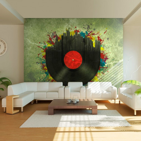 Fototapeet - Colorful melodies of the city - 300x231