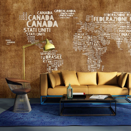 Fototapeet - Antique Italian map - 250x193