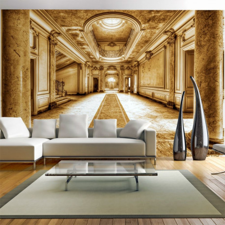 Fototapeet - Mystery marble - sepia - 300x210