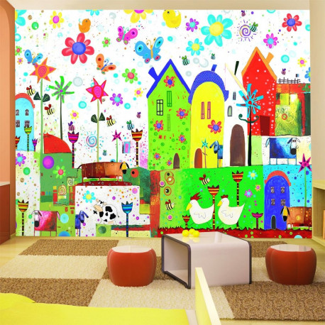 Fototapeet - Happy farm - 300x210