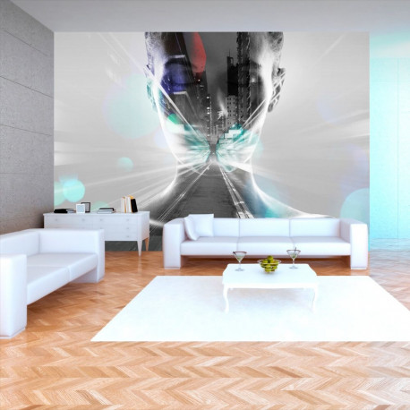 Fototapeet - City woman - 250x175