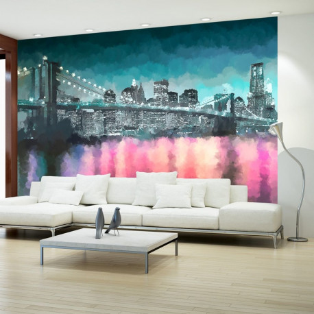 Fototapeet - Painted New York - 350x245