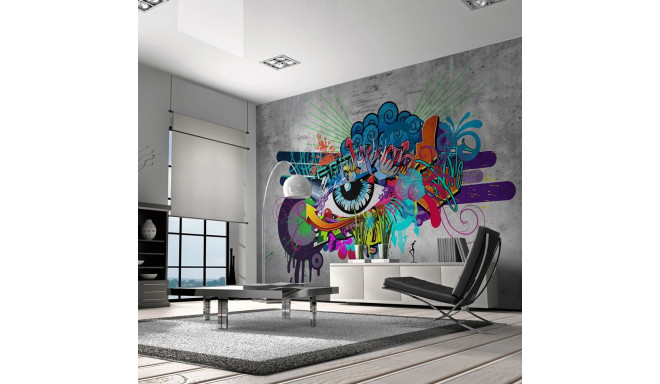 Fototapeet - Graffiti eye - 100x70