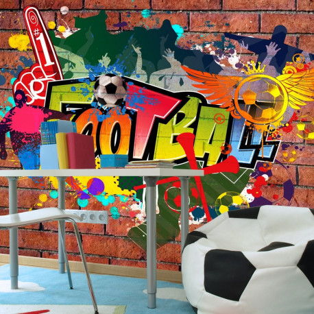 Fototapeet - Football fans! - 250x175