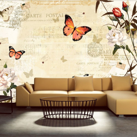 Fototapeet - Melodies of butterflies - 100x70