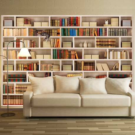 Fototapeet - Home library - 400x280