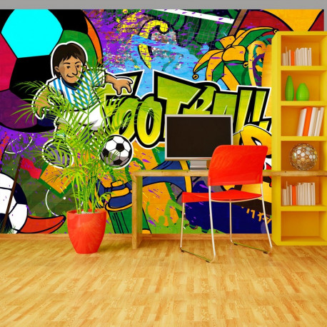 Fototapeet - Football Cup - 350x245