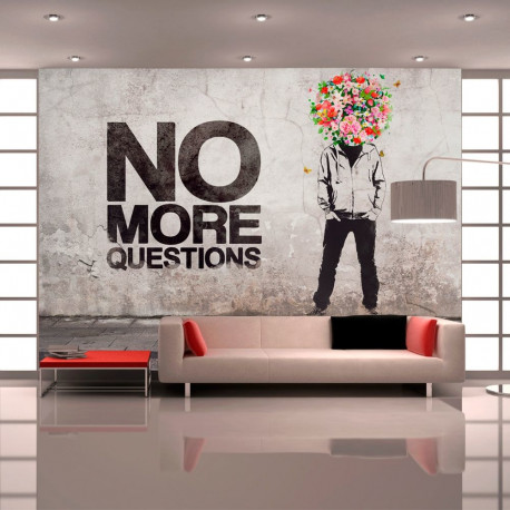 Fototapeet - No more questions - 250x175