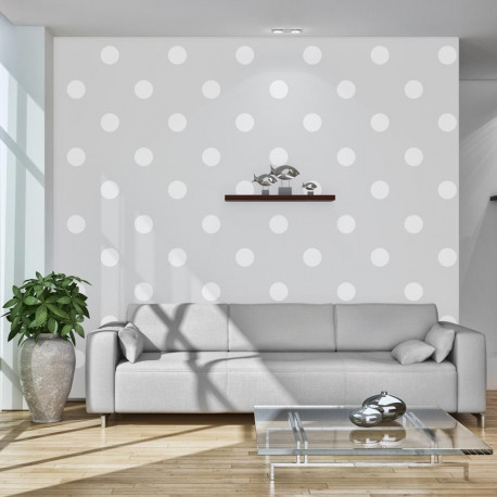 Fototapeet - Cheerful polka dots - 300x210