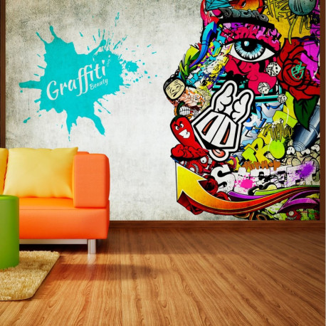 Fototapeet - Graffiti beauty - 250x175