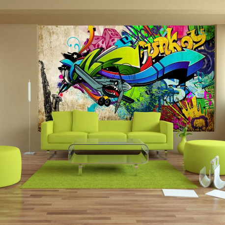 Fototapeet - Funky - graffiti - 100x70