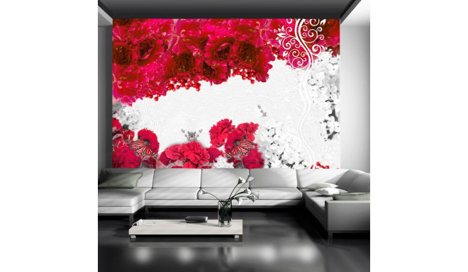 Fototapeet - Colors of spring: red - 250x175