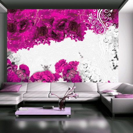 Fototapeet - Colors of spring: fuchsia - 350x245