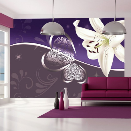Fototapeet - Lily in shades of violet - 150x105
