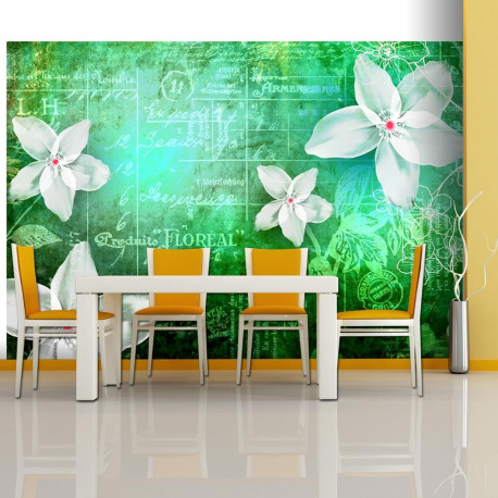 Fototapeet - Floral notes III - 100x70