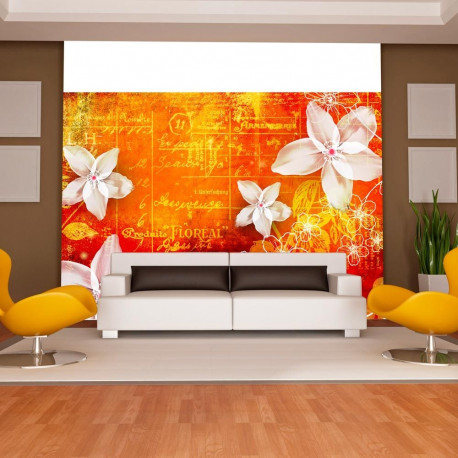 Fototapeet - Floral notes II - 350x245