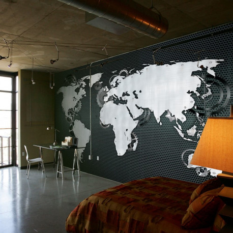 Fototapeet - Mechanical World - 450x270