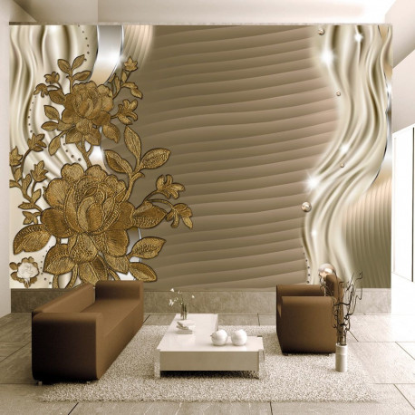 Fototapeet - Golden buds - 200x140