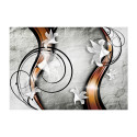 Fototapeet - Lily on a stone - 100x70