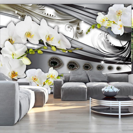 Fototapeet - Orchids & jewelry - 100x70