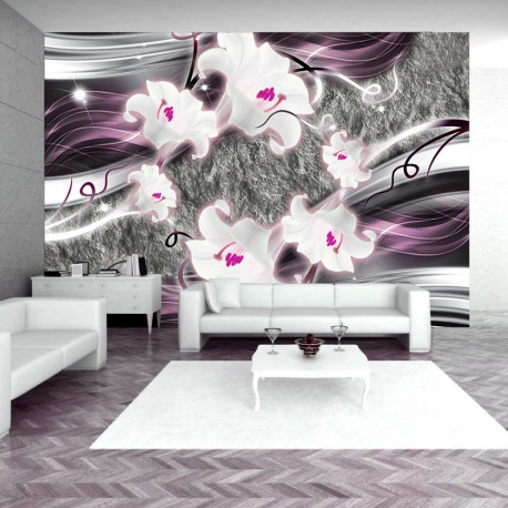 Fototapeet - Dance of charmed  lilies - 300x210