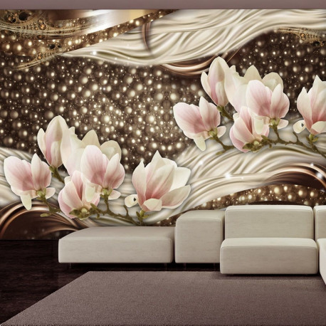 Fototapeet - Pearls and Magnolias - 200x140
