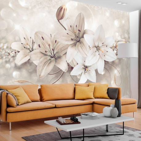 Fototapeet - Diamond Lilies - 400x280