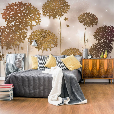 Fototapeet - Golden Garden - 250x175