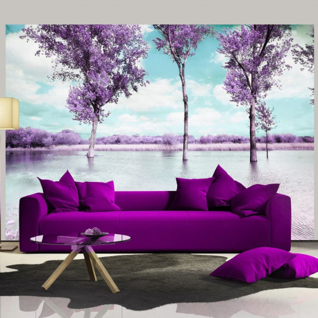 Fototapeet - Heather landscape - 250x175