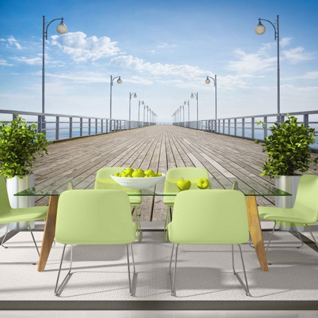 Fototapeet - On the pier - 300x210