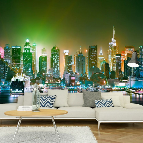 Fototapeet - NY: Enlightened Harbour - 150x105