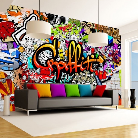 Fototapeet - Colorful Graffiti - 400x280