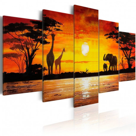Seinapilt - Hot Safari - 100x50
