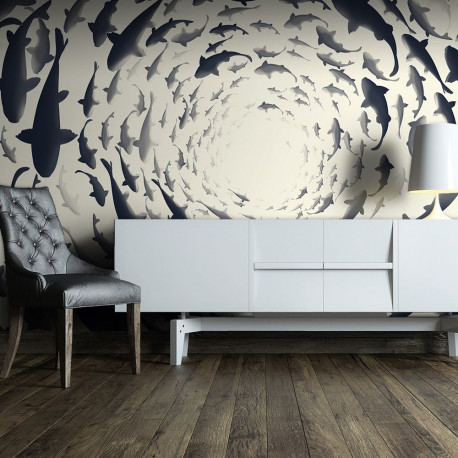 Fototapeet - Fish swirl - 250x175