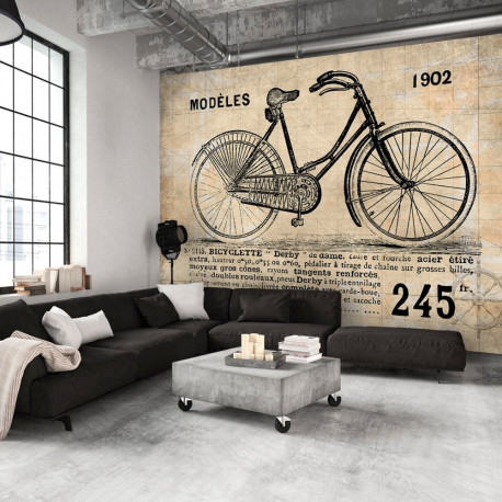 Fototapeet - Old School Bicycle - 100x70