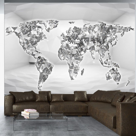 Fototapeet - Diamond map - 400x280