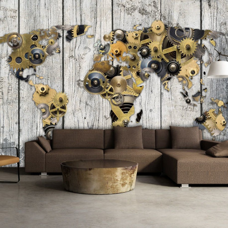 Fototapeet - Mechanical World - 300x210