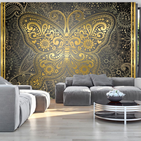 Fototapeet - Golden Butterfly - 300x210