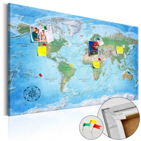 Pilt korgil - Traditional Cartography [Cork Map] - 120x80