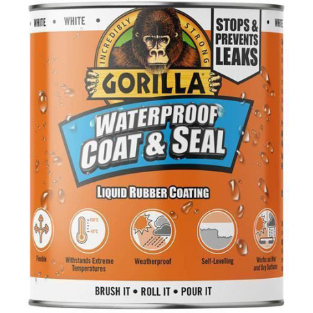 Gorilla hermeetik Coat & Seal 473ml, valge