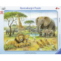 Ravensburger plaatpusle Aafrika loomad 30tk