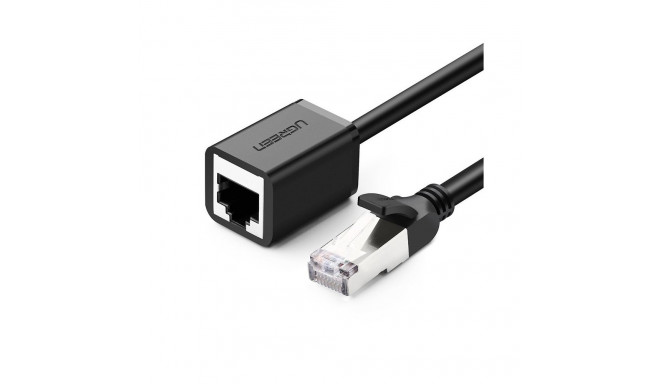 Kaablipikendus F/UTP CAT6 RJ45 isane - emane 0,5 m, NW112 UGREEN, must